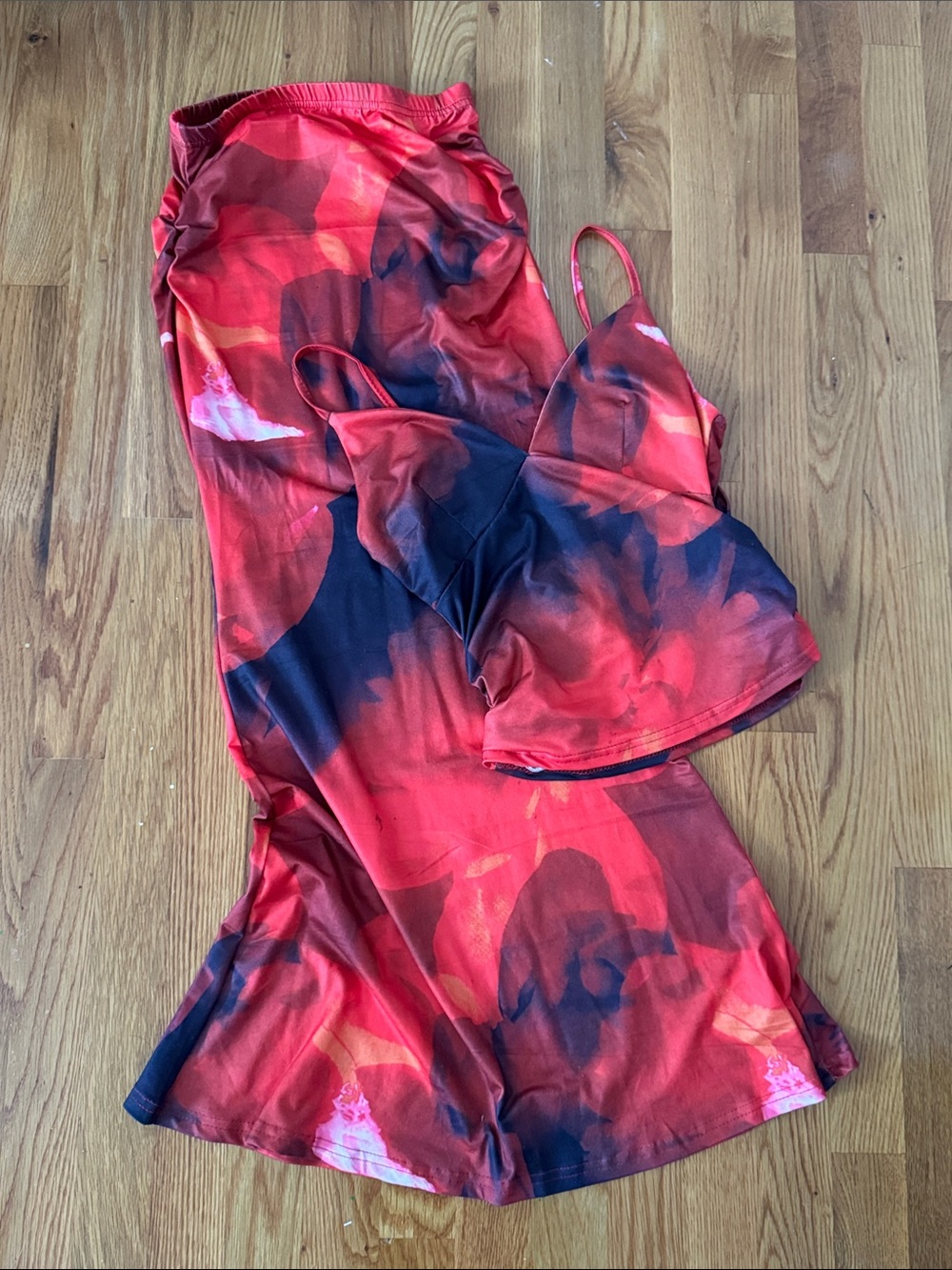 Shein two piece skirt and tank XS